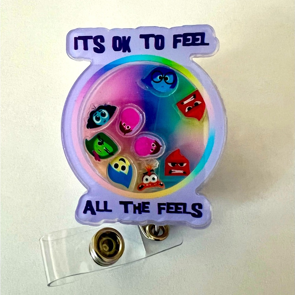 New Inside Out shaker 1 badge reel
Retractable Badge Reel Clips ID Card
